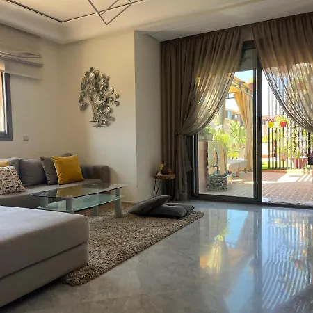 Marrakech M Avenue Terrasse Jardin Appartement Marrakesh Buitenkant foto