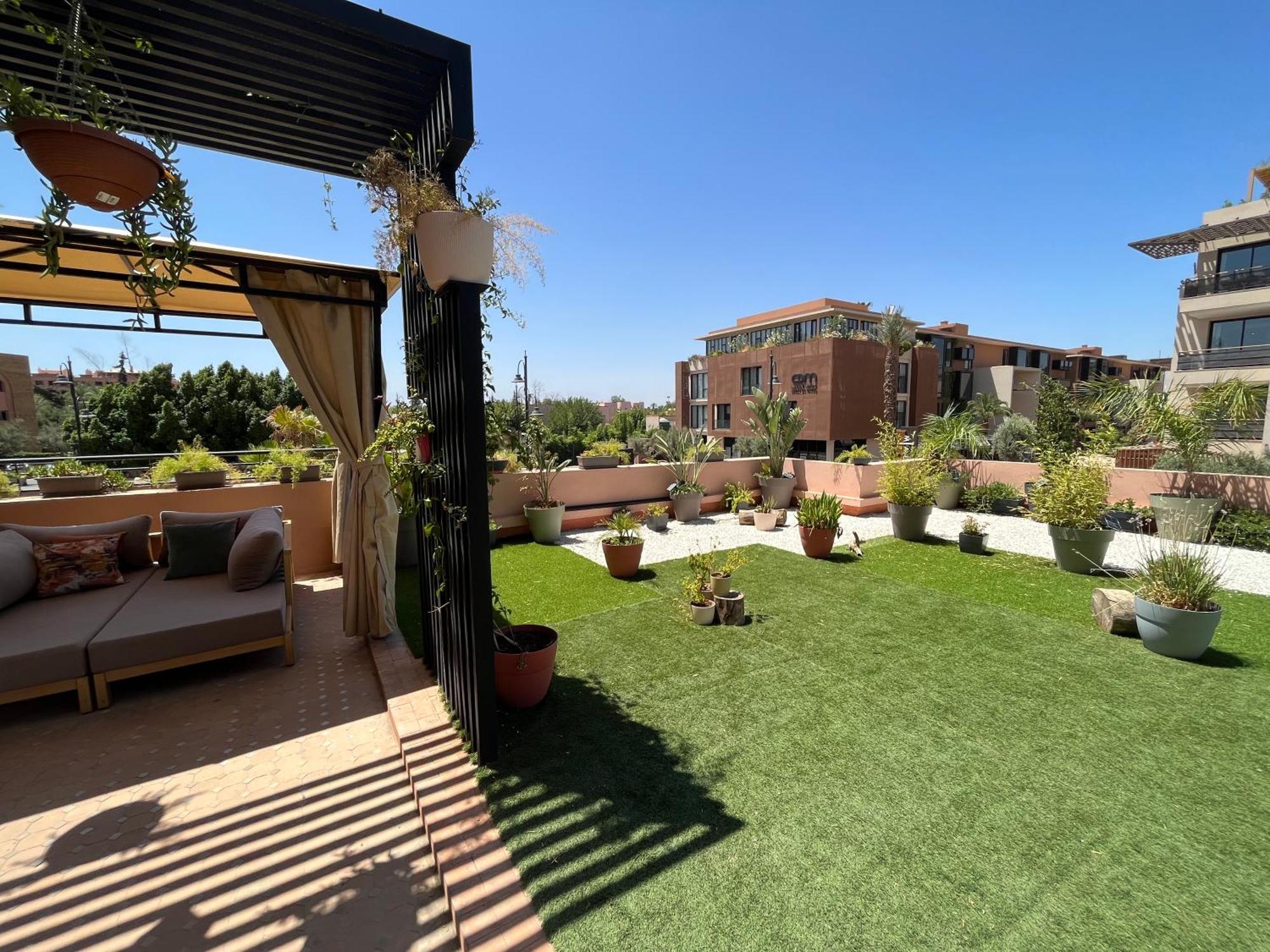 Marrakech M Avenue Terrasse Jardin Appartement Marrakesh