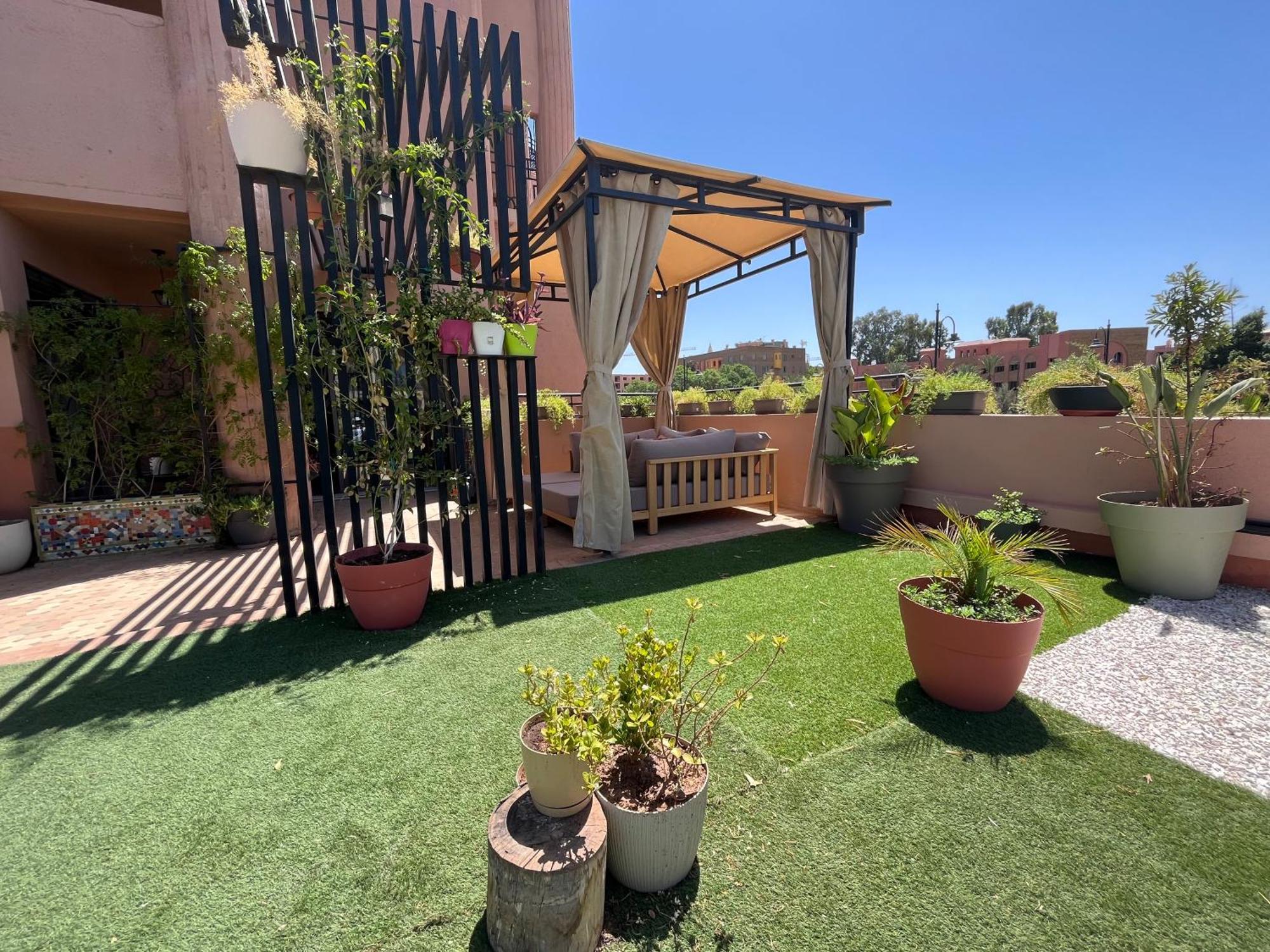 Appartement Marrakech M Avenue Terrasse Jardin *